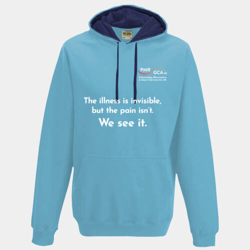 Invisible pain hoodie (white text) Thumbnail