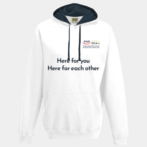 Here for you hoodie (black text) Thumbnail