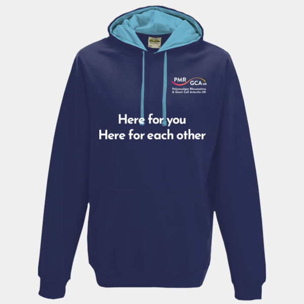 Here for you hoodie (white text) Thumbnail
